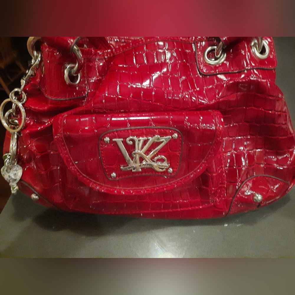 Kathy Van Zeeland Red Bag